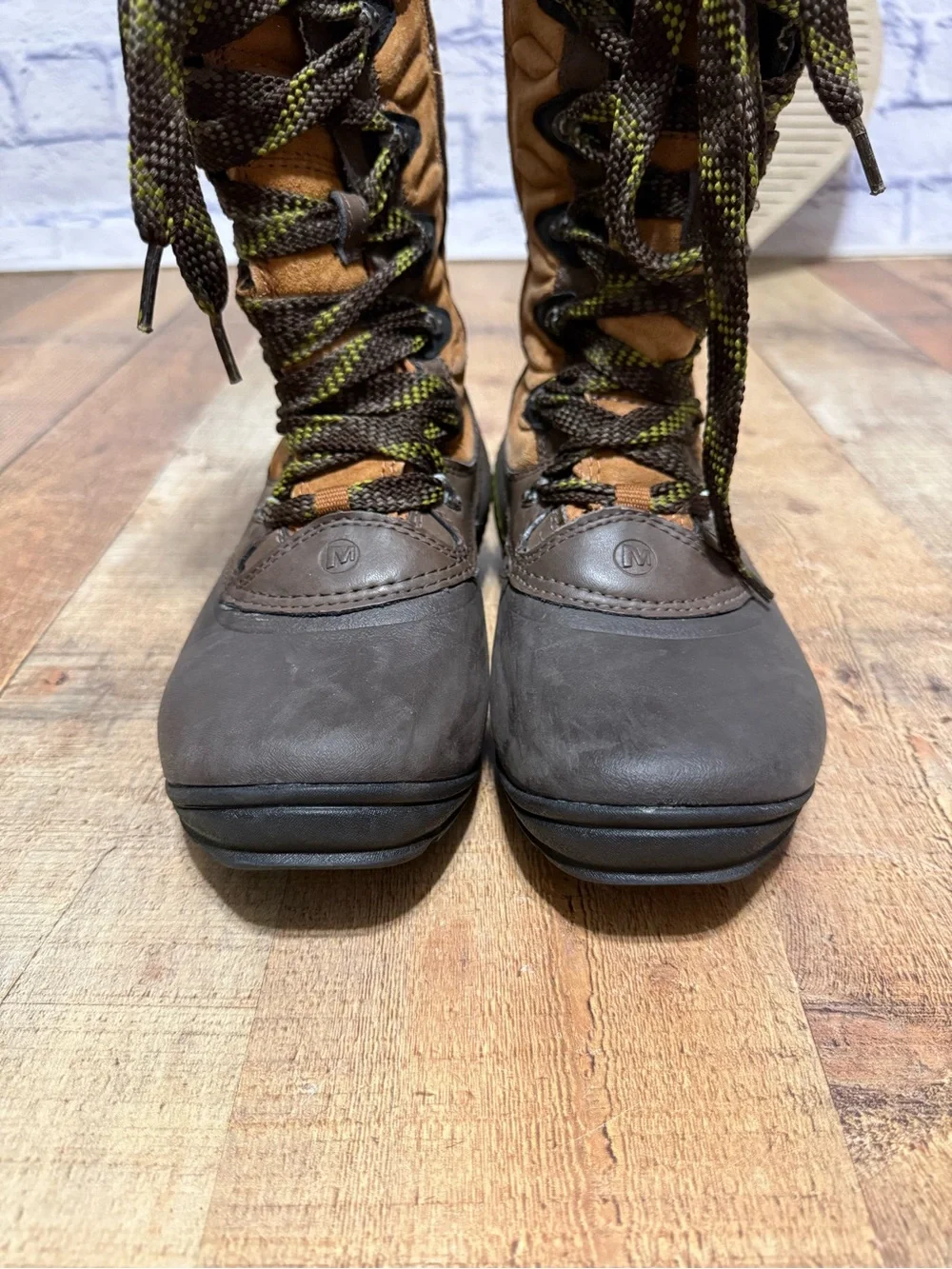 Merrell Winterbelle Peak Waterproof Suede Boots Easy full Zip size 7.5